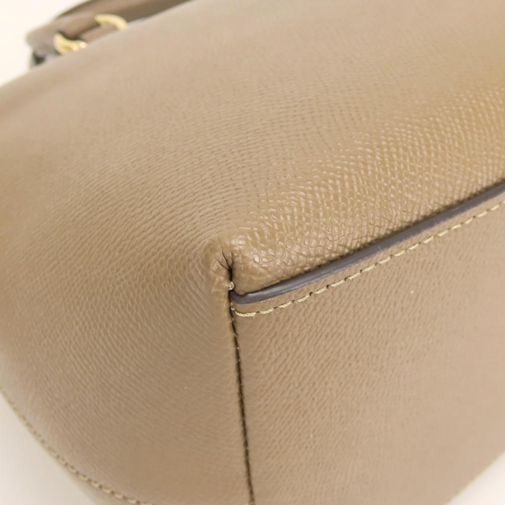 Used COACH Handbag Sadie Satchel CCM70 leather Brown Dark marks color
