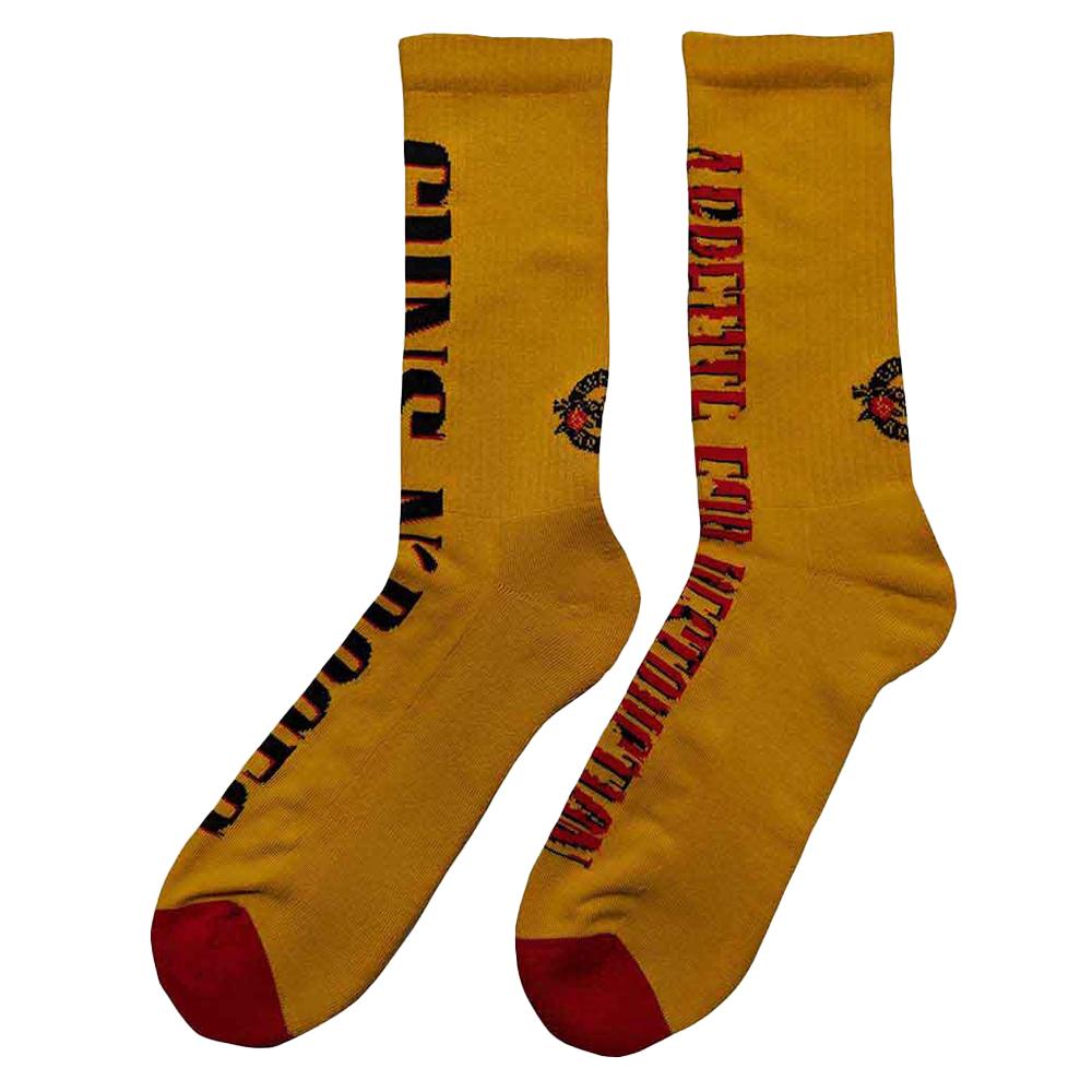 Guns N Roses Unisex Adult Appetite For Destruction Terrycloth Ankle Socks
