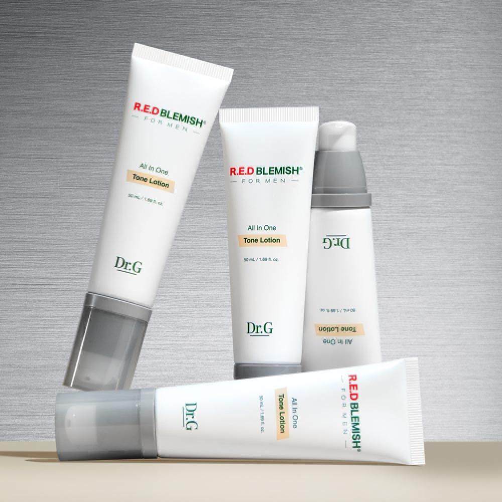 Dr.g Red Blemish Für Männer Ton-Aufhellende Lotion 50ml+Öl-Kontrollierende Lotion 150ml