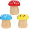 TOYMYTOY 3pcs Mushroom Shape Kaleidoscope Toys Kids Rotating Kaleidoscope Funny Toys