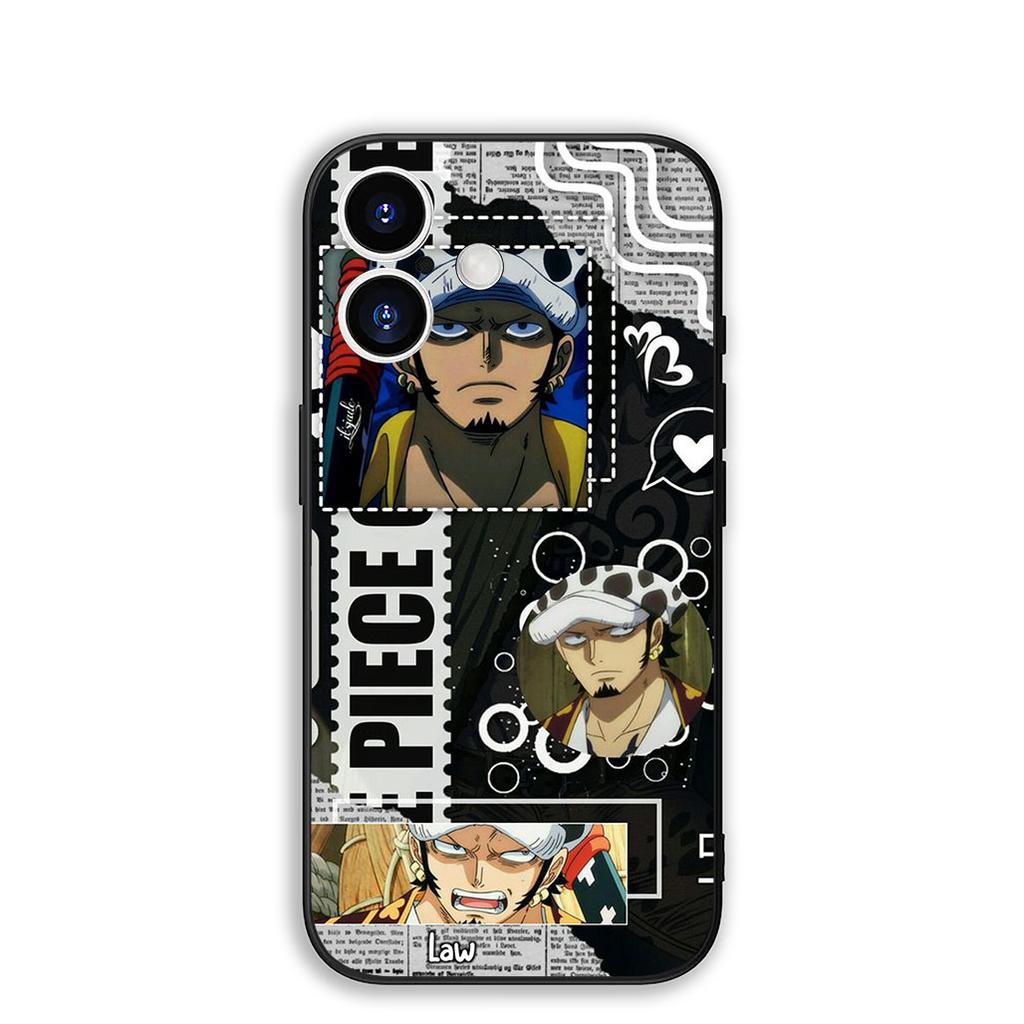for Samsung Galaxy S22 S21 S20 FE Ultra Plus A07 A17 A15 A16 A25 A57 A37 Cover Phone Case ONE Luffy PIECE Trafalgar D Water Law
