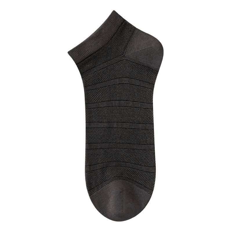 Men's Summer Ultra Thin Breathable Mesh 7A Antibacterial and Deodorizing Short Socks