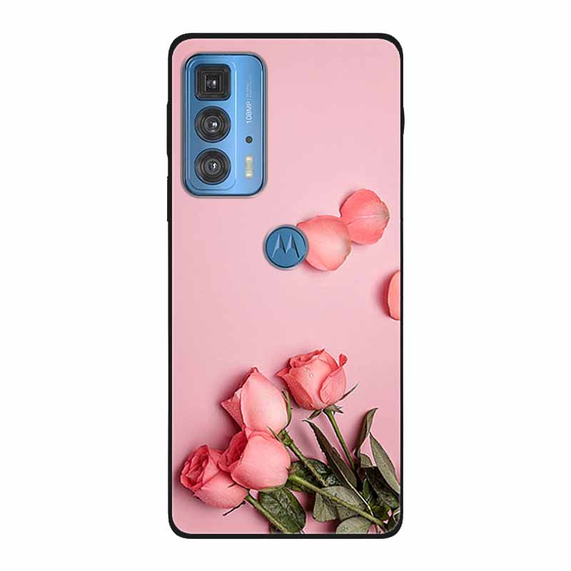 Dla Motorola Moto Edge 20 Pro Lite 5G Case odporny na wstrząsy miękki silikon TPU tylna pokrywa dla Moto Edge20 Fusion Pro etui na telefony śliczne