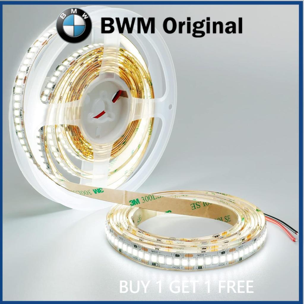 BMW 5M 10M/Roll LED Strip DC 12V 24V SMD 2835 120LEDs/M White/Warm White Home Decoration Lamp Flexible Ribbon Tape Rope Lights