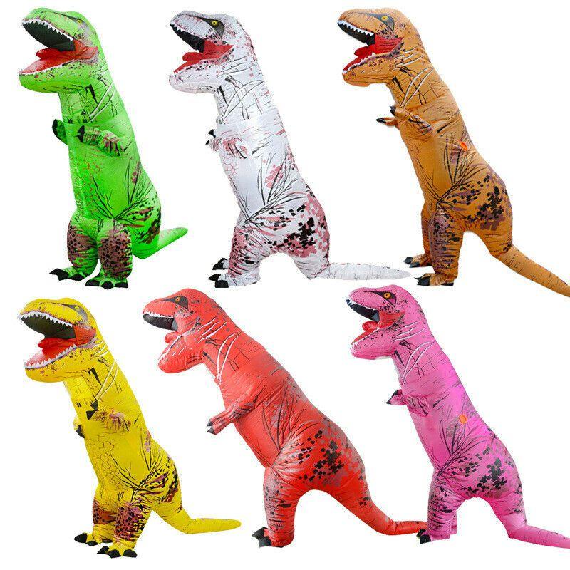 Waterproof And Durable Kids T-rex Inflatable Dinosaur Costume For Parties