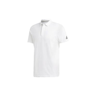Mh Einfarbiges Poloshirt Herren Tops Weiß DQ1450