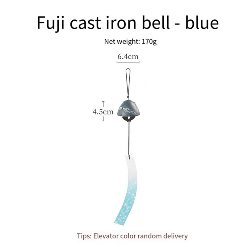 Black Japanese Wind Chime Southern Cast Iron Rock Wind Chime Beautiful Home Charm Chime Durable