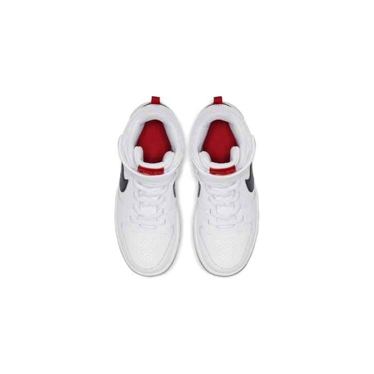 (PS) Nike Court Borough Mid 'White Obsidian Gum' Kids' 870026-107