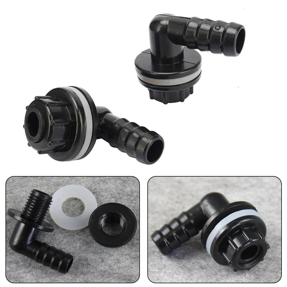 3/8" To 14mm Elbow Connector Hose Nozzle For Water Tank Fish Tank Hose Joints Aquatic Pet Irrigation Water Pipe Drain Connectors