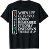 Funny Biker When Life Gets You Down Motorcycle Motocross T Shirts Men Biking Tee Shirt Short Sleeve Unisex Loose Clothing
