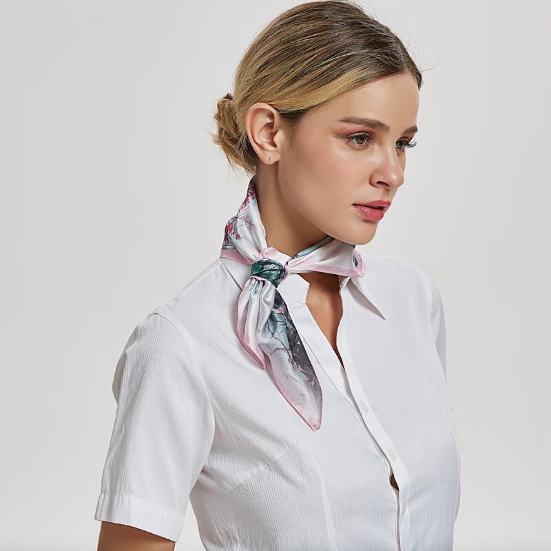 Hengyuanxiang Crepe Satin Silk Scarf