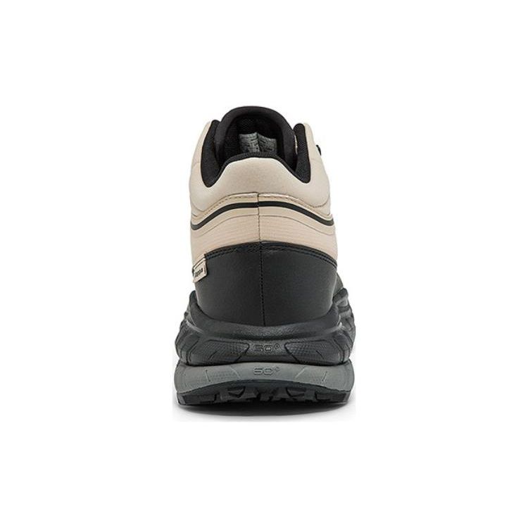 Kappa Trendy Comfortable Shock Absorbing Non-Slip Mid-Top Running Shoes Unisex Sneakers Beige Black K0BZ5MC14-648