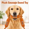 Bite-resistant Plush Sausage Sound Toy Pet Chew Plush Toy  for Small Large Dogs Cats Plaything