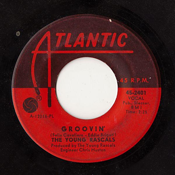 

7inch Record YOUNG RASCALS - Groovin 452401 Atlantic 1967 US Rock Used