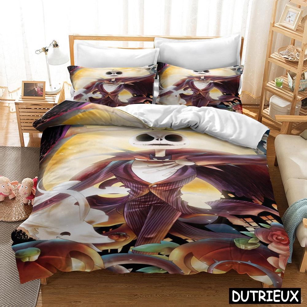 The Nightmare Before Christmas Bettbezug-Set Twin Full Queen King Size Bettwäsche-Set Bettbezug & Kissenbezug-Set Bettzeug