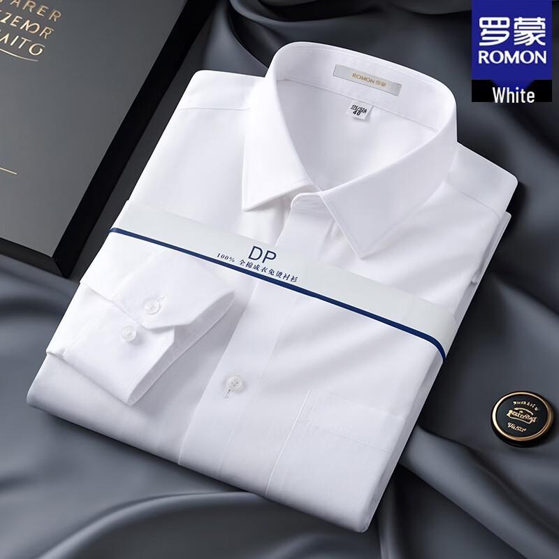ROMON Men s Pure Cotton Short Sleeve Shirt 38
