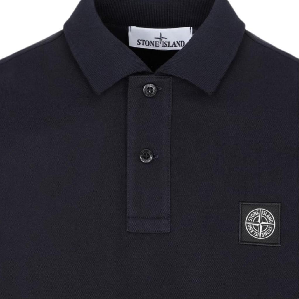 STONE ISLAND Logo gerader Schnitt kurzärmeliges Poloshirt Herren Poloshirts L1S152200008S0017V0020