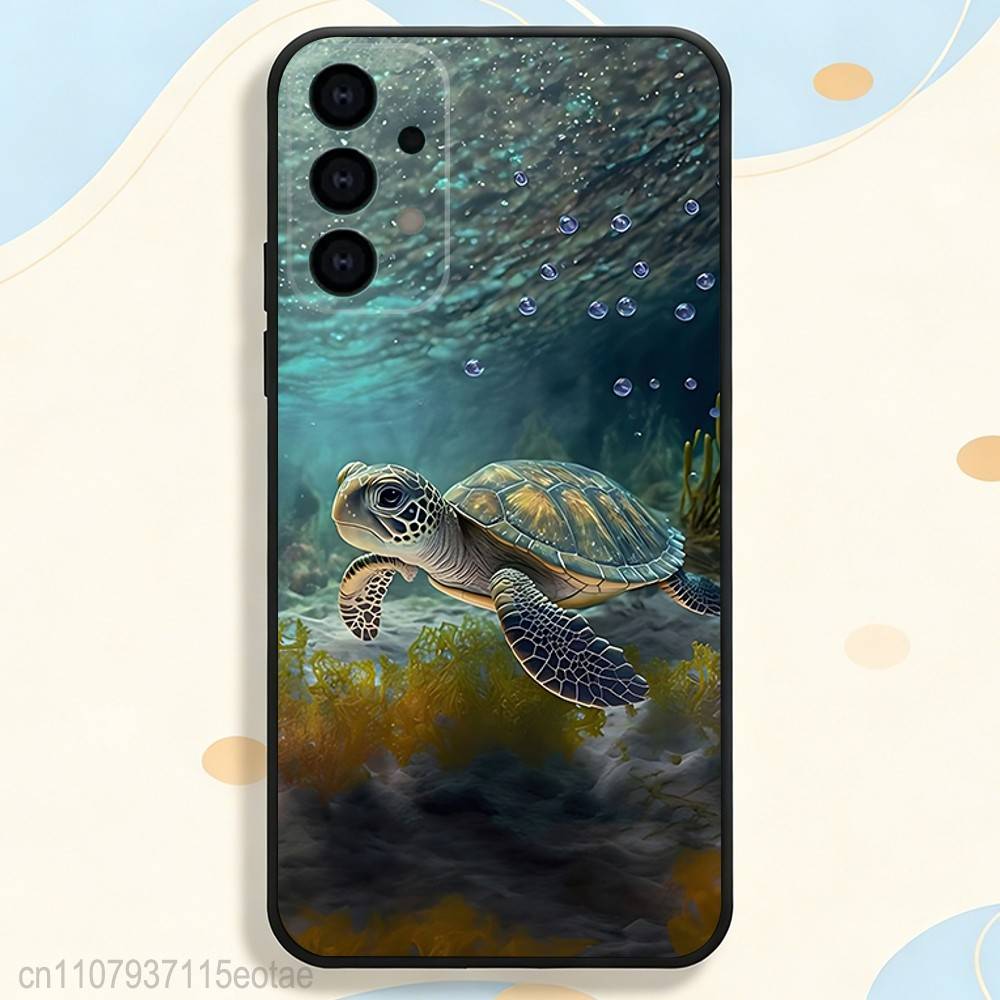 Coole Meeresschildkröte Handyhülle für Samsung S26 S24 S22 S25 Ultra S9 S20 FE S23 Plus S10 S21 Stoßfeste Funda Hülle
