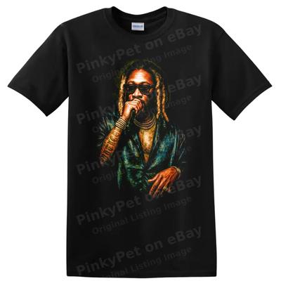 Reggae Portrait T Shirt Don Carlos Black Uhuru Style Colorful Tee