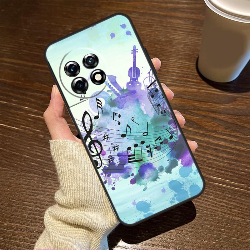 Musical Music Note For OnePlus Nord CE 5 2 3 4 Lite N20 N30 Case For OnePlus 15 R 13 12 11 8T 10T 13T 12R 13R