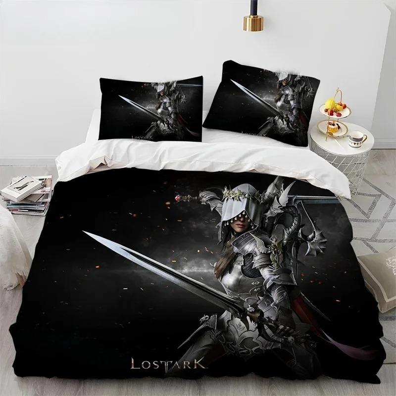 3D Lost ARK Spel Gamer Tecknadstäcke Sängklädesset, Påslakan Sängset Täcke Örngott, King Queen Size Sängklädesset Gåva