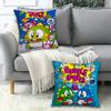 Cartoon Cute B-Bubble B-Bobble Pillow Case Office Cushions Suitable For Sofa Car Bedroom Decorative Cushion Cover