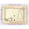 Dandie Dinmont Terrier, Hindlee Terrier I – Photo frame, engraved wooden frame | Art-Dog