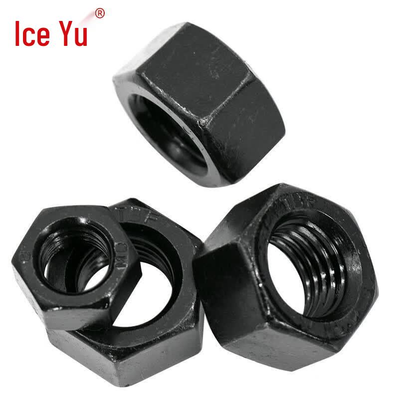 Bingyu BY-506 Grade 8 Black Hex High-Strength Carbon Steel Nut