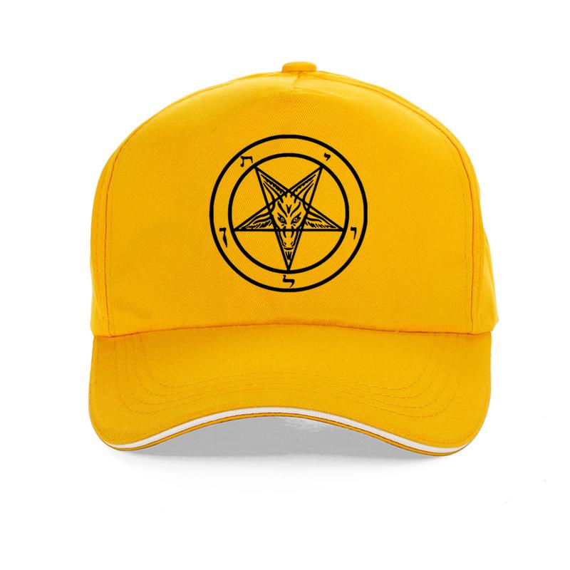 Pentagram Gotický Okultní Satan Kšiltovka Nová Pánská Dámská Tátova Čepice Letní Volnočasová Truckerka Unisex Snapback Klobouky Gorras