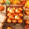 12 ks Podzimní Mini Dýňové Koule Závěsná Dýňová Ozdoba na Den Díkůvzdání Halloweenská Dekorace Vánočního Stromku Farmářský Dům Domácí Párty Dekor