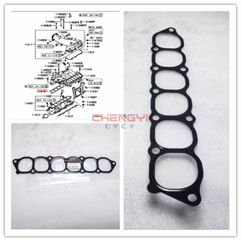 6G72 24V Engine Parts Intake And Exhaust Manifold Gasket For Pajero Montero Sport K96W KH9W V23W V43W V63W V73W V93W MD199282