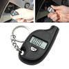 Tire Pressure and Safety Systems with LED Display Miniature Key Gauge for Monitoring Car Motorcycle