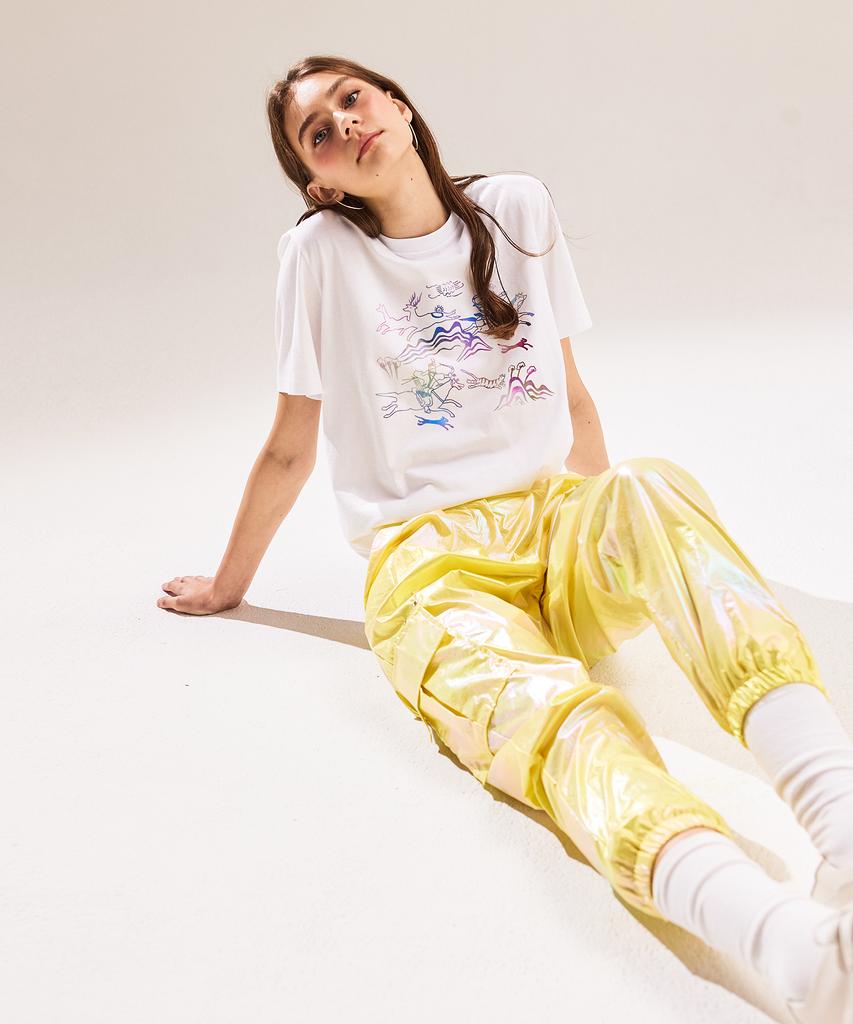 YUGADANG Pearl Jogger Pants_Yellow