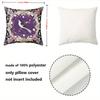 1 pieces -2D flat printing Floral & Bird Patterned Decorative Throw Pillows Polyester pillowcase, sofa decorative cushion cov