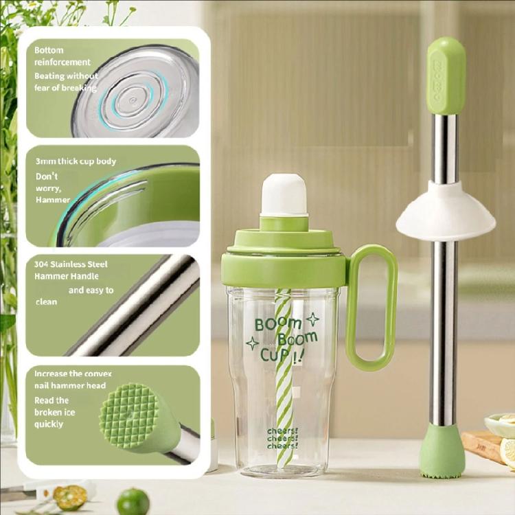 Delicate Milk Tea Shaker Cup Fruit Liquid Mixing Cup For Freshness Fruit Infusions Healthy Beverages And Refreshing Drink