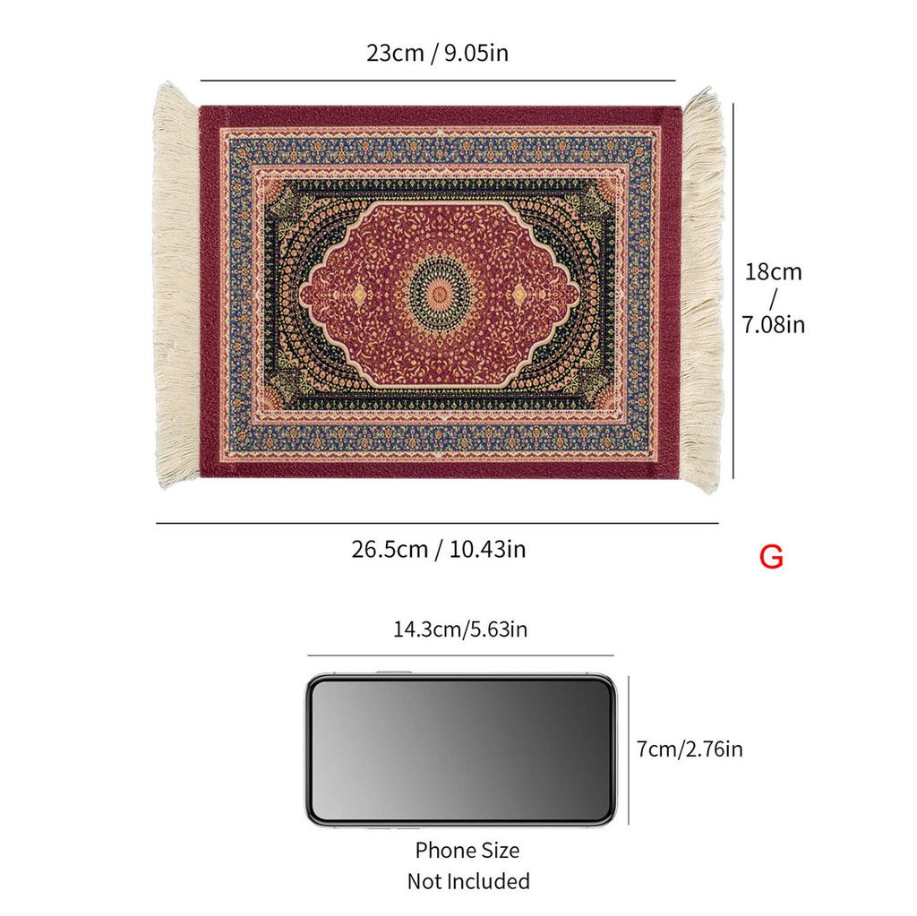 1pc Coffee Mat Bohemian Style Coffee Pad Cup Mat Multi-purpose Anti-slip Placemat Coaster Coffee Accessories