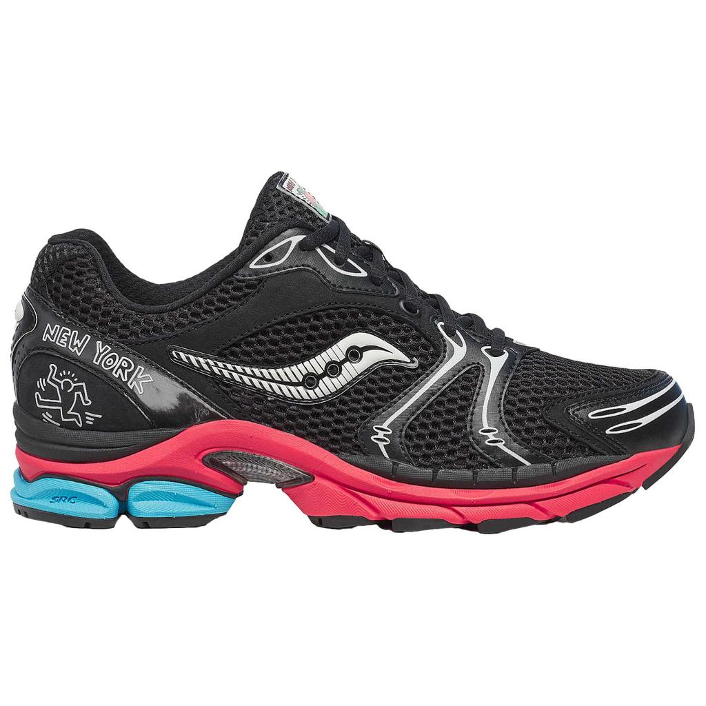 Saucony Keith Haring X  ProGrid Triumph 4 NYC Dynamic Comfortable Breathable Support Running Shoes Men Running Shoes Black S71022-1
