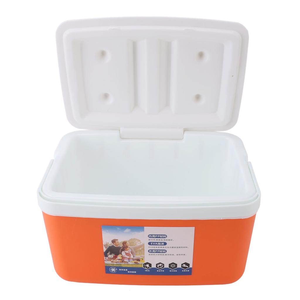 8L Isolierte Tragbare Kühlbox Effiziente Warm-Kalt-Isolierung Tragbare Harte Kühlbox Eisbox für