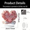 2D Flat Mother Love Tabletop Sign Decoration 7.8x7.8inch with Bracket Lightweight for Dining Room