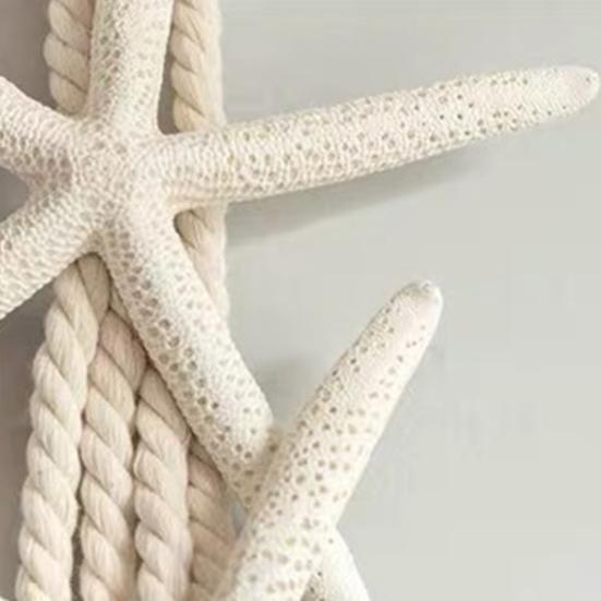 Curtain Tiebacks with Starfish Ties Thickened Cotton Shape Decorative Curtain Linen Rope Holders