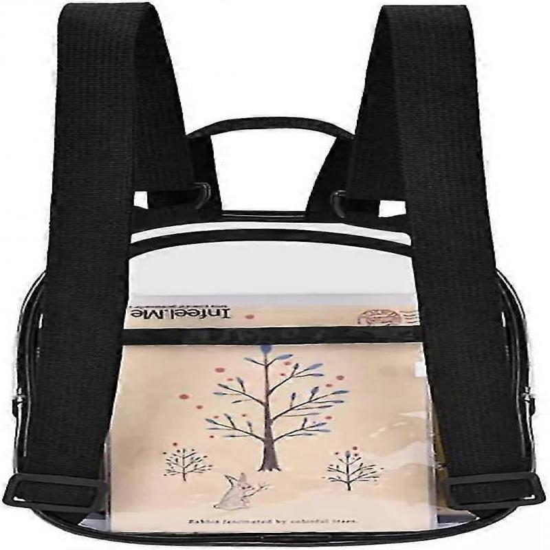 Women's See-through Bag, Women's See-through Backpack With Adjustable Shoulder Straps. Transparent Messenger Bag For School, Travel