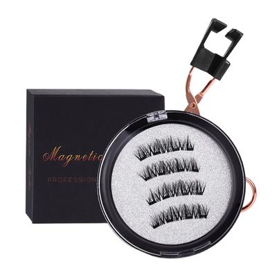 Magnetic Suction False Eyelashes Natural Biomimetic Feeling Transparent Soft Stem Secure Fixation