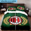 3PCS 1909 Football Club 3pcs Bedding,Including 3PCS Duvet Cover And 2pcs Pillowcases Perfect for Christmas,Ideal for Bedroom, Dormitory