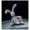 3D Galvanized Long Eared Rabbit - Cute Cross Border Light Luxury Decor