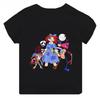 Hot Selling Magical Digital Circus Printed Children's Short Sleeved T-shirt Suitable for Summer Wear