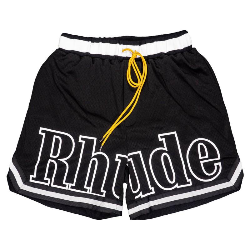 Mens Hip Hop Drawstring Shorts With Reflective 3M Letter Print Loose Fit Streetwear Cargo Jogger Pants