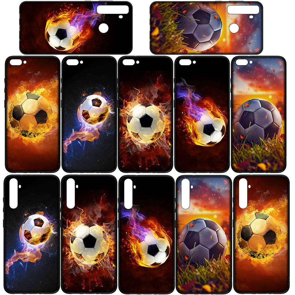 for iPhone 17 16 15 Xiaomi Poco F7 F8 X7 X6 C85 C75 C71 M8 Redmi Note 14 13 12 11 Pro Max 14C 13C 15C A3 A4 Phone Case Football Wallpaper Soccer Cover