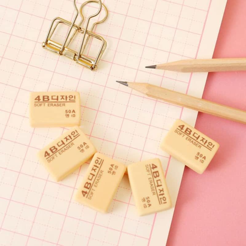 30Pcs/set 4b Eraser Set Korean Versionspecial for Primary School Students Children's Clean and Does Not Leave Marks
