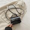 New Vintage Faux Leather Shoulder Bag for Women Solid Color Minimalist Niche Design Commute Handbag