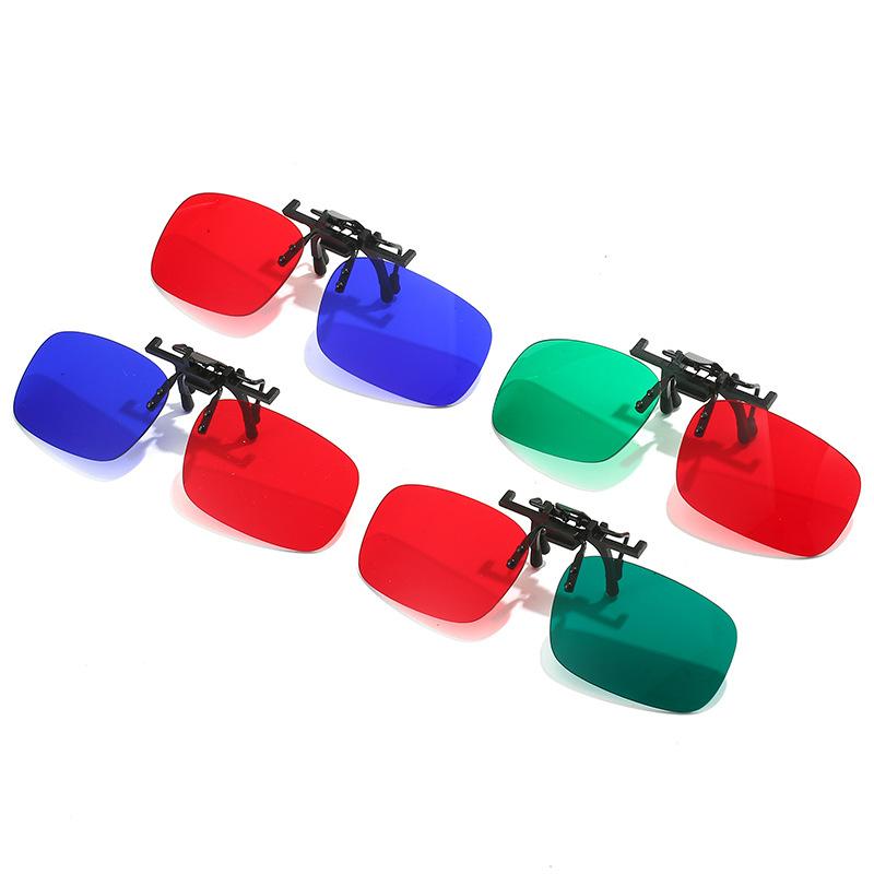 Direct Sales Of Red And Blue 3D Glasses Clips, Amblyopia Training Software, Special Red And Blue 3D Clips For Strabismus Correction